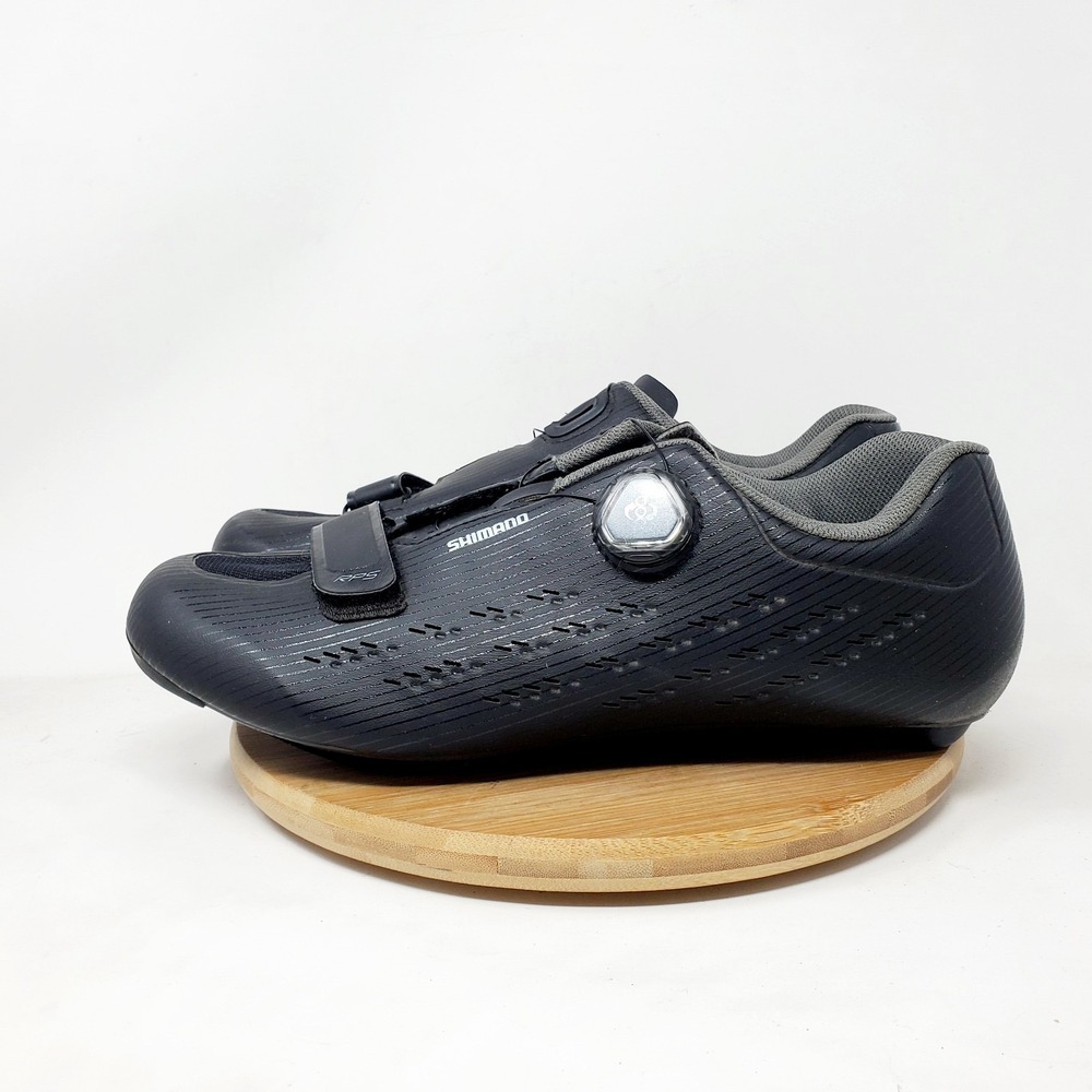 Shimano RP5 BOA Cycling Shoes Mens 44 Road Bike Black Carbon 9.7 US